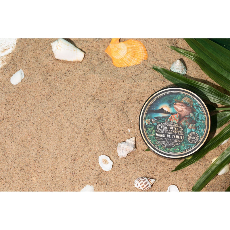 Noble Otter Monoi de Tahiti Shave Soap Shaving Soap