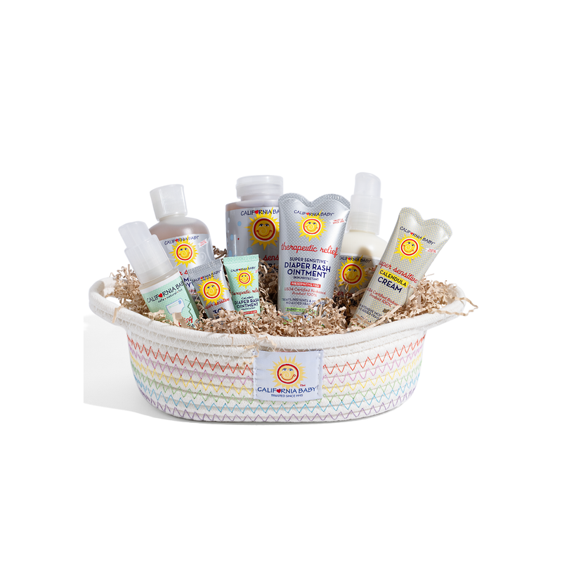 California Baby Welcome Baby Gift Basket Gifts & Totes