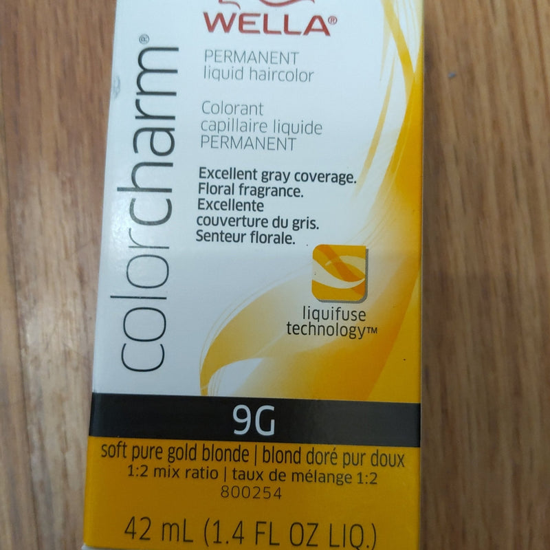 VIP Extensions Wella Color Charm Liquid Haircolor Pure Golden Blonde 9G Hair Care