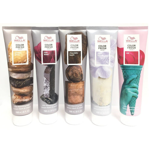 VIP Extensions Wella Color Fresh Color Depositing Mask Lilac Frost, 5 oz Hair Mask White Smoke