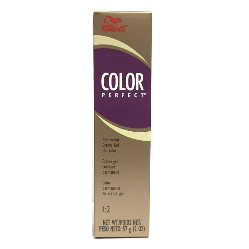 VIP Extensions Wella Color Perfect Permanent Creme Gel 5N Light Brown Permanent Hair Color Rosy Brown