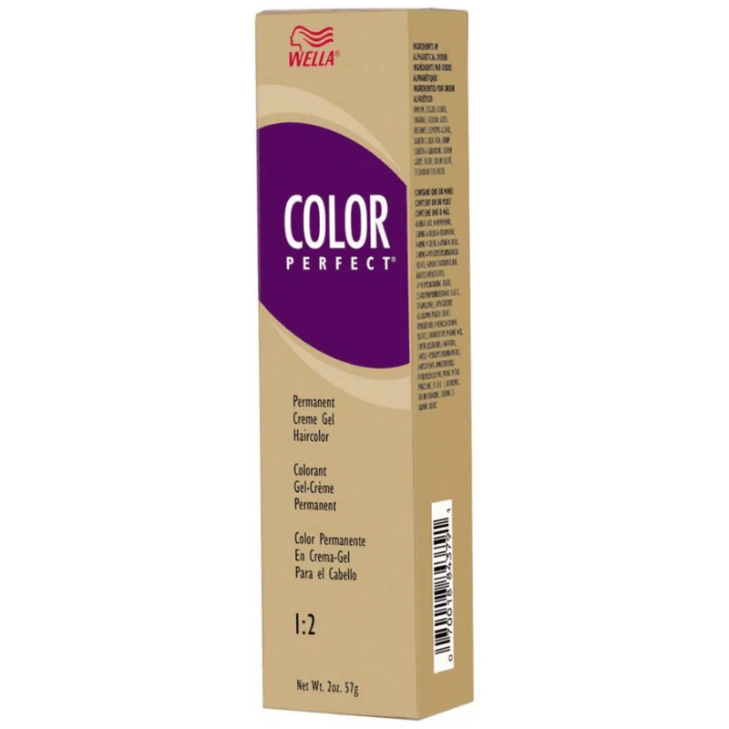 VIP Extensions Wella Color Perfect Permanent Creme Gel Haircolor - 4A Medium Ash Brown Hair Care