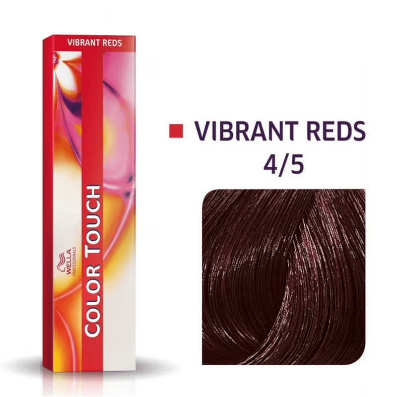 VIP Extensions Wella Color Touch 4/5 Medium Brown Red Violet 2 Oz Hair Care