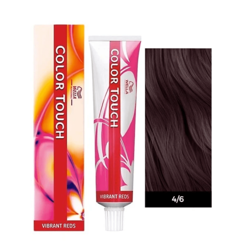 VIP Extensions Wella Color Touch 4/6 Medium Brown Violet 2 Oz