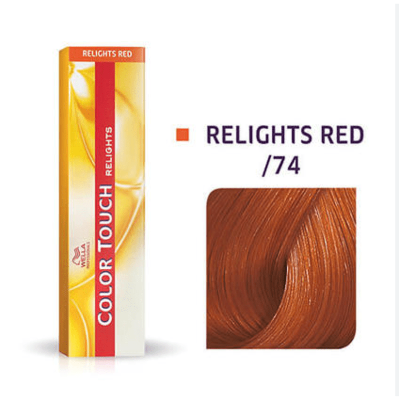 VIP Extensions Wella Color Touch Relights Multidimensional Demi-Permanent Color 1:2 /74 Brown Red Hair Care