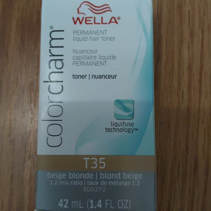 VIP Extensions Wella ColorCharm Permanent Liquid Hair Toners for Toning T35 Hair Care