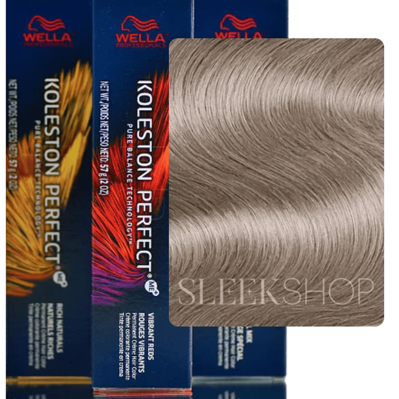 VIP Extensions Wella Koleston Perfect Permanent Creme Haircolor 1+1 9/8 Soft Pearl Ash Hair Care
