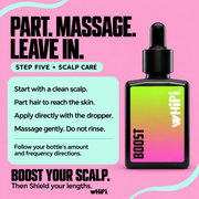 Whipi Co Boost- Crown Whip Scalp Tonic Light Pink 30 ML,2 ML,30ml Refill Pouch