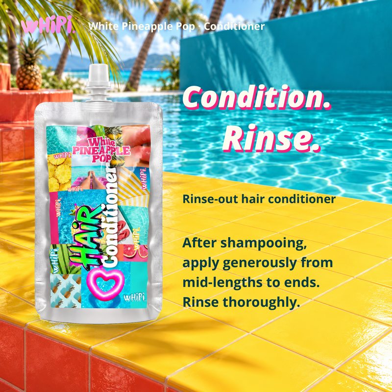 Whipi Co White Pineapple Pop Conditioner- 8 oz Gold