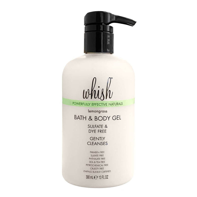 whish beauty Lemongrass Bath and Body Gel Body Care > Bath & Shower > Bath and Body Gel
