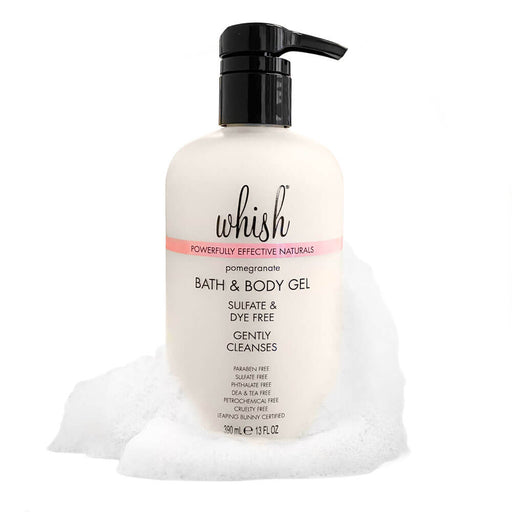 whish beauty Pomegranate Bath and Body Gel Body Care > Bath & Shower > Bath and Body Gel White Smoke