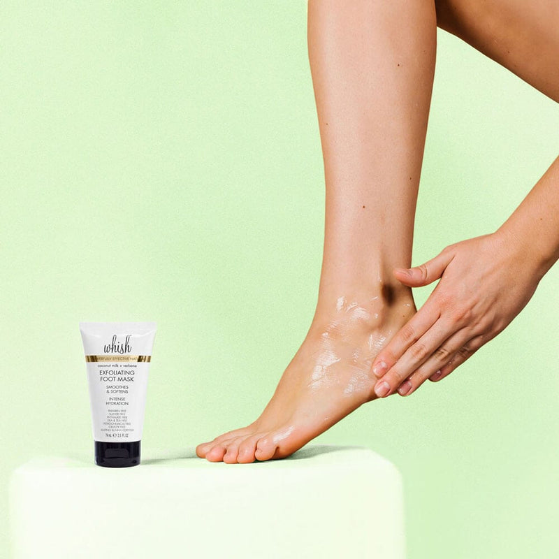 whish beauty Coconut Milk + Verbena Exfoliating Foot Mask Body Care > Exfoliators > Foot Mask