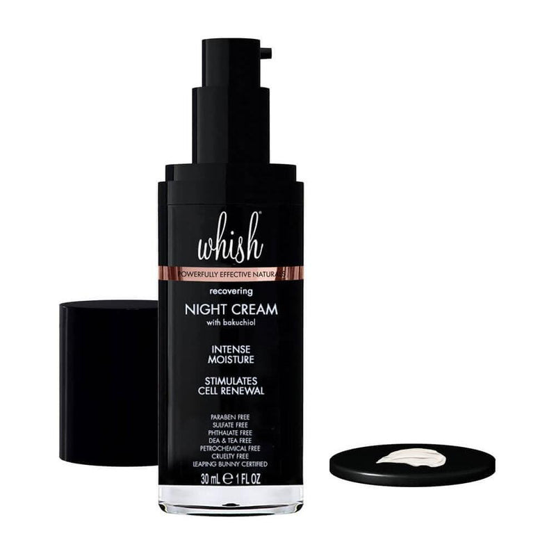 whish beauty Recovering Night Cream with Bakuchiol Skin Care > Moisturizers