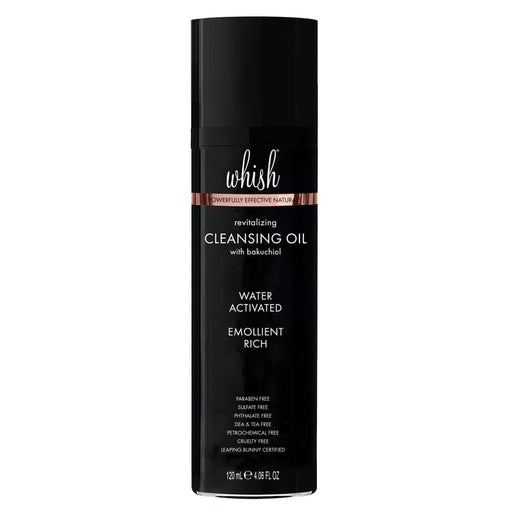 whish beauty Revitalizing Cleansing Oil with Bakuchiol Skin Care > Cleanser Black