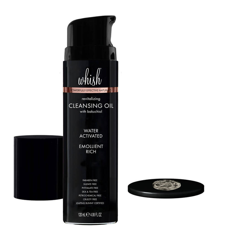 whish beauty Revitalizing Cleansing Oil with Bakuchiol Skin Care > Cleanser