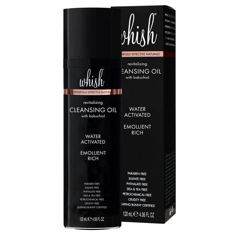 whish beauty Revitalizing Cleansing Oil with Bakuchiol Skin Care > Cleanser