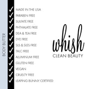 whish beauty Lemongrass Body Butter Body Care > Body Moisturizers > Body Butters