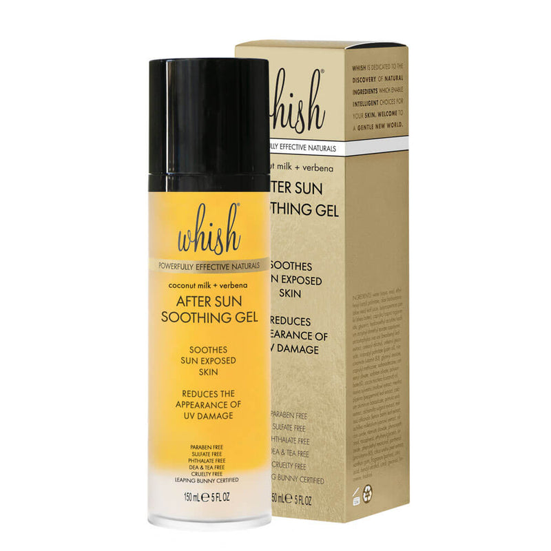 whish beauty Coconut Milk+Verbena After Sun Soothing Gel Body Care > Body Moisturizers Dark Khaki