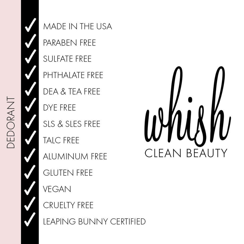 whish beauty Aluminum Free Deodorant Stick - Helps Moderate Hair Regrowth Body Care > Deodorant & Body Care