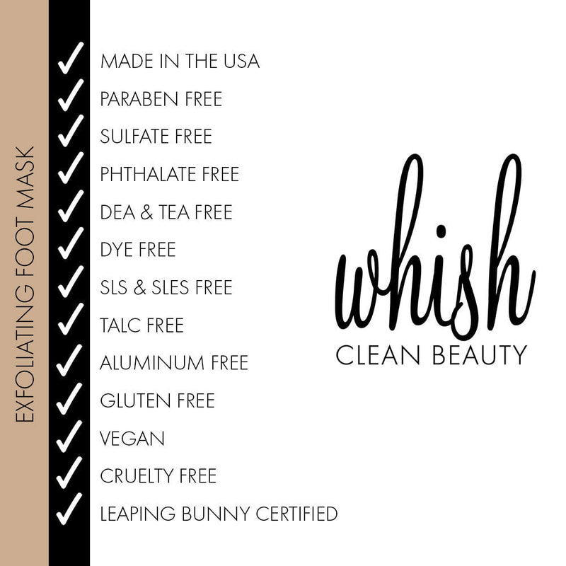 whish beauty Coconut Milk + Verbena Exfoliating Foot Mask Body Care > Exfoliators > Foot Mask
