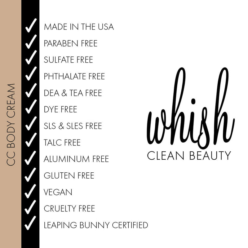 whish beauty Coconut Milk+Verbena CC Body Cream Body Care > Self Tan & Glow
