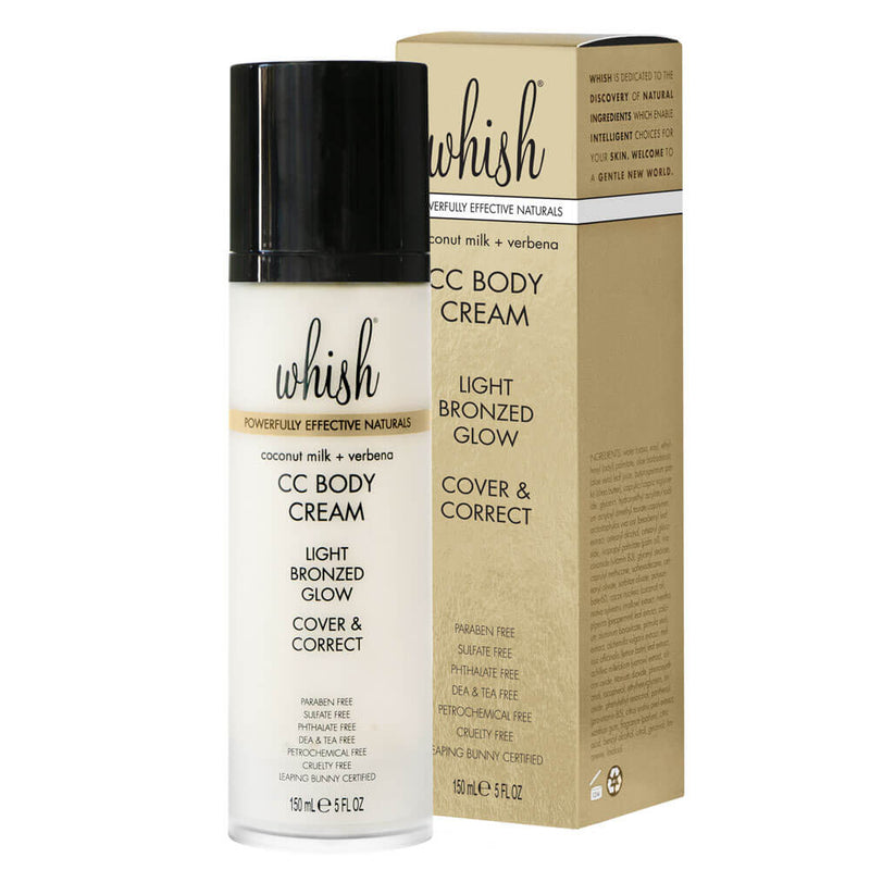 whish beauty Coconut Milk+Verbena CC Body Cream Body Care > Self Tan & Glow