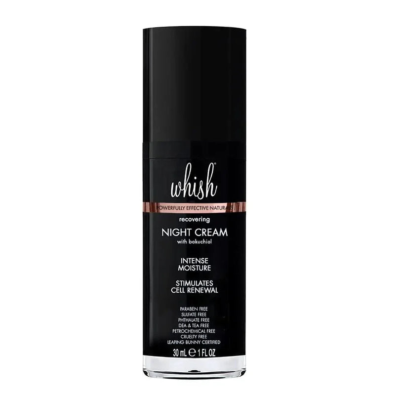 whish beauty Recovering Night Cream with Bakuchiol Skin Care > Moisturizers