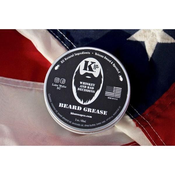kbarsoapco Whiskey & Bad Decisions Beard Grease
