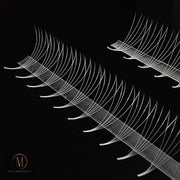 Mega Lash Academy White 5D Rapid Promade Fans - 600 Fans Promade Fans