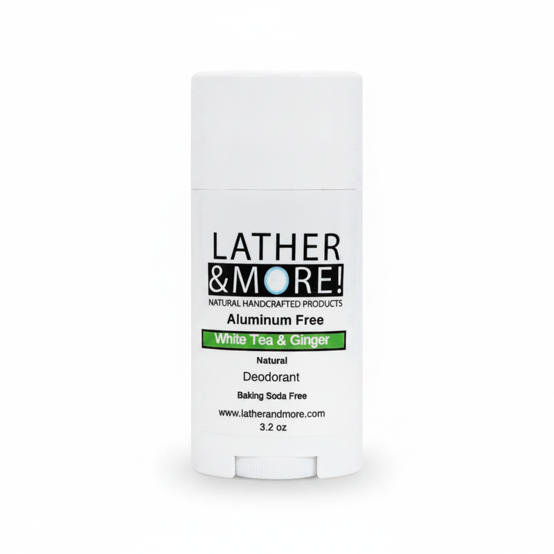 Lather and More! White Tea and Ginger Natural Deodorant deodorant Lavender