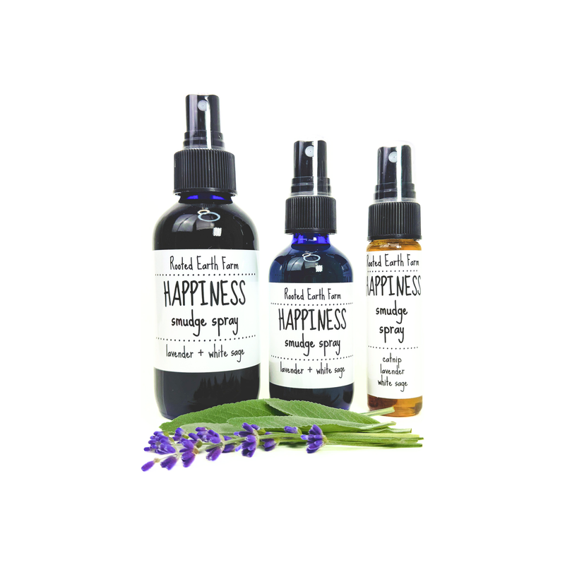 Rooted Earth Farm + Apothecary Happiness Smudge Spray Smudge Sprays