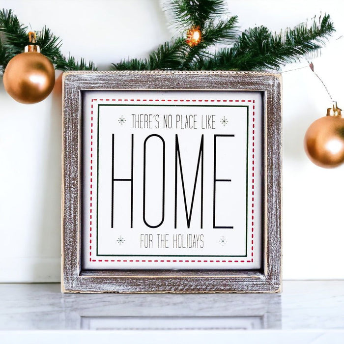 Home Holidays 7" Sign