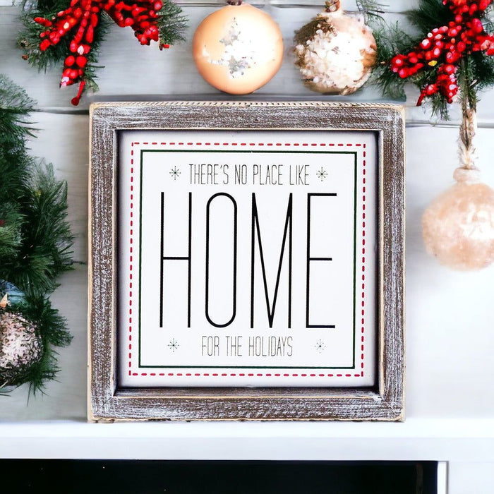 Home Holidays 7" Sign