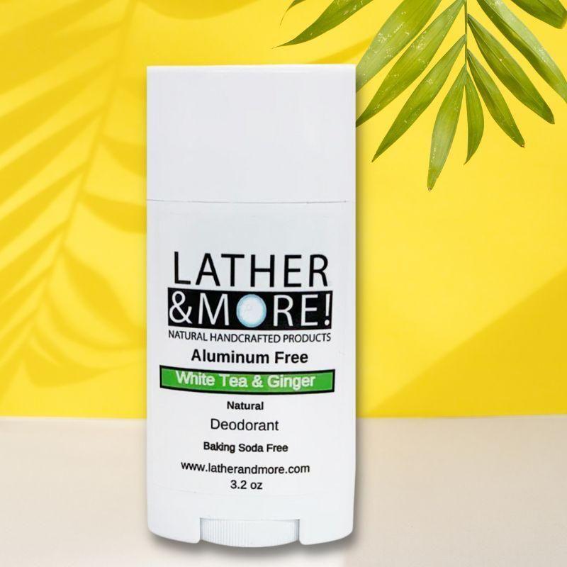 Lather and More! White Tea and Ginger Natural Deodorant deodorant