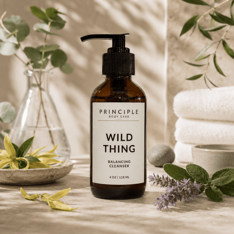 P R I N C I P L E Wild Thing Balancing Cleanser Face Gray