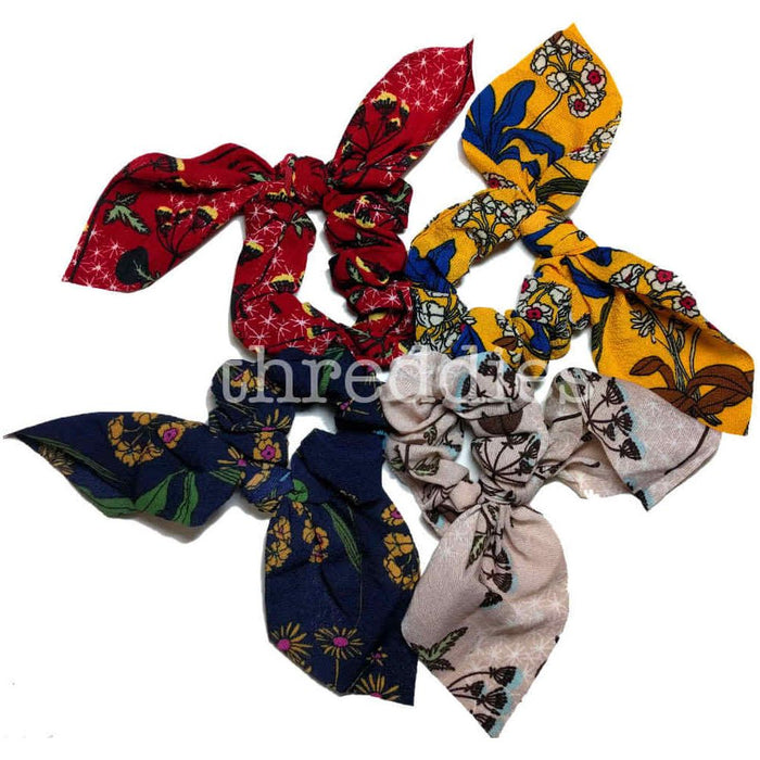 Threddies Wildflower Scrunchies With Tails // Clearance