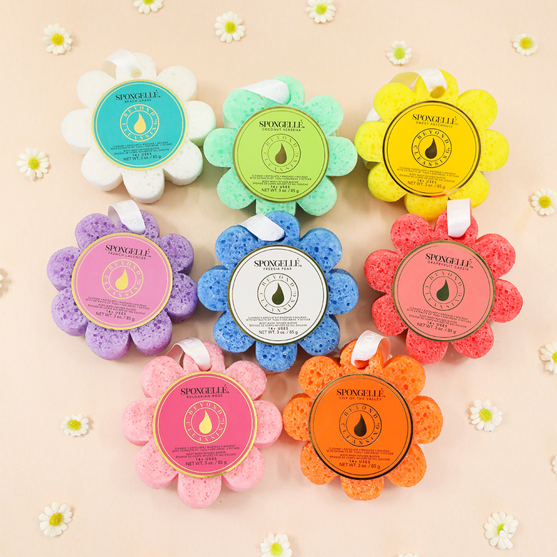 Spongellé Wild Flower Assorted Pack Body Wash Infused Buffer