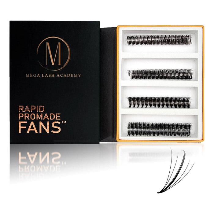 Mega Lash Academy - Wispy 5D Mix Rapid Promade Fans - 600 Fans