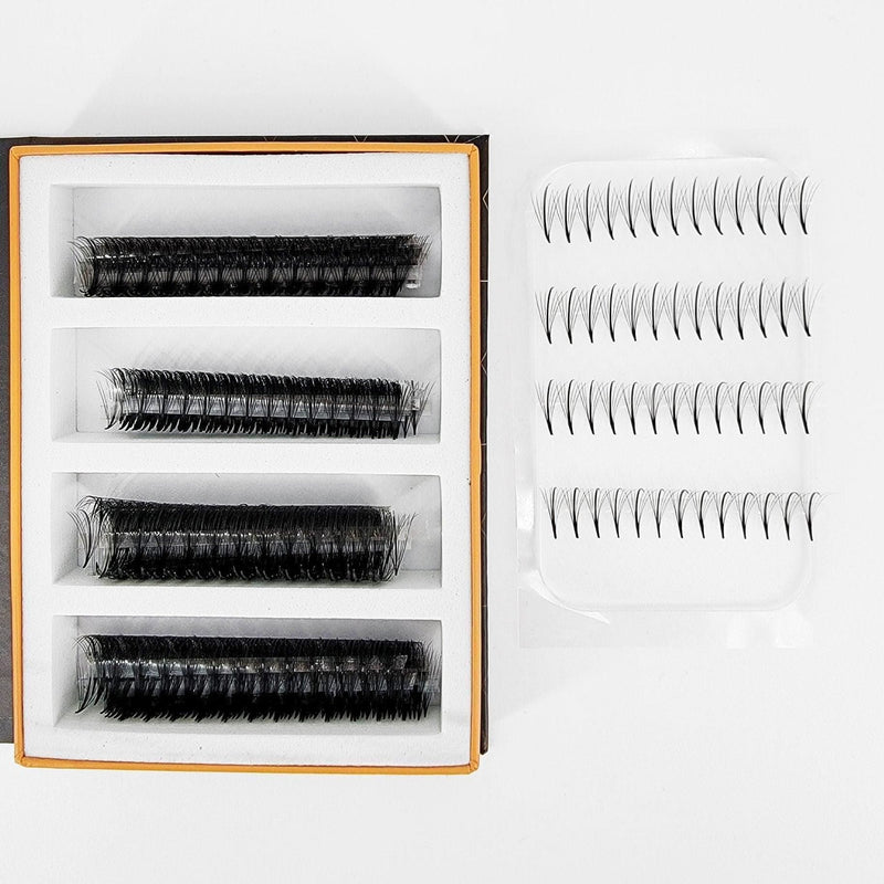 Mega Lash Academy Wispy 7D Mix Rapid Promade Fans - 600 Fans Promade Fans