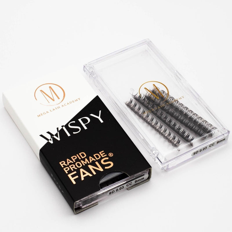 Mega Lash Academy Wispy 7D Rapid Promade Fans - 500 Fans Promade Fans