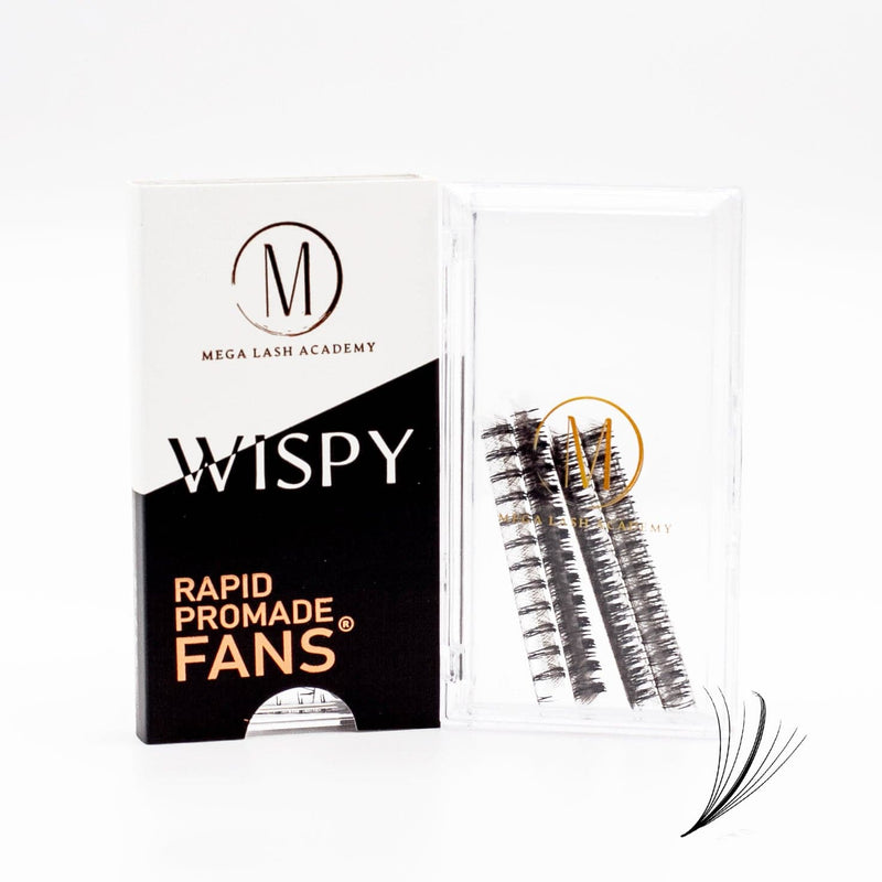 Mega Lash Academy Wispy 7D Rapid Promade Fans - 500 Fans Promade Fans