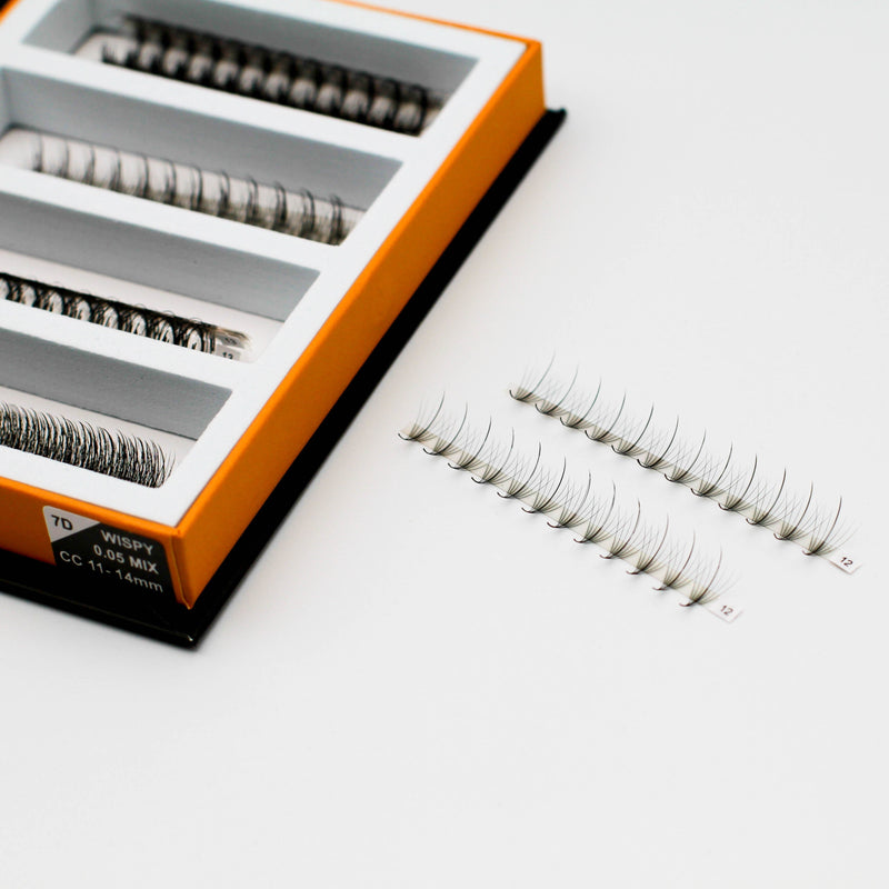 Mega Lash Academy Wispy 7D Rapid Promade Fans - 500 Fans Promade Fans