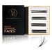 Mega Lash Academy - Wispy 9D Mix Rapid Promade Fans - 600 Fans