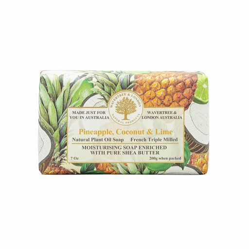 Wavertree & London Wavetree & London Pineapple, Coconut & Lime French Triple Milled Soap 7oz Bar Soap