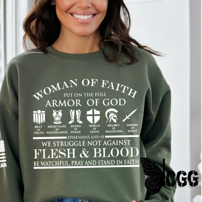 WOMAN OF FAITH HOODIE & SWEATSHIRT