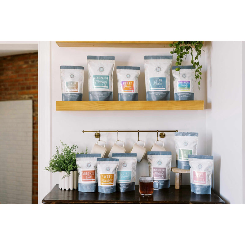 Euphoric Herbals Womb Wellness Prenatal Tea Herbal Tea Light Gray 60 Cup Servings,30 Cup Servings