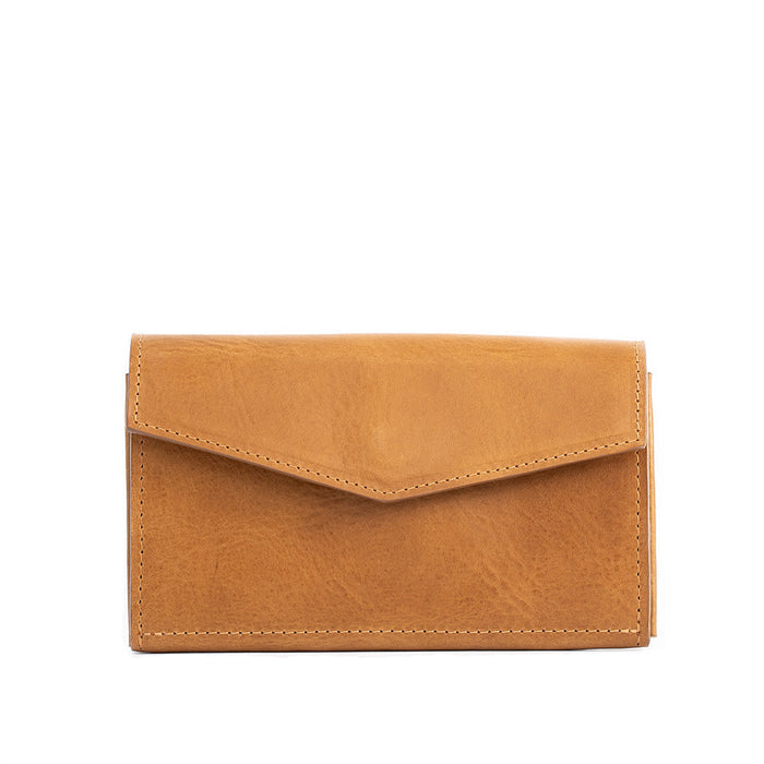 Leather AirTag Long Flap Wallet by Geometric Goods