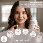 Bellawell Health Women's Vitality Plus by Bellawell Capsules Rosy Brown