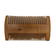 Shave Essentials Wood Beard Comb - Essential Beard Care Accessories Combs & Brushes