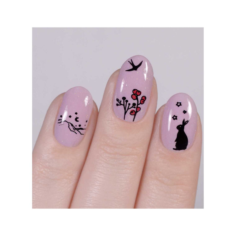 UberChic Beauty Woodland Chic-02 Stamping Plate